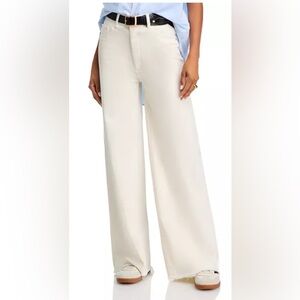 DL1961 Hepburn Wide Leg Jeans in Eggshell